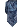 thumbnail image 1 of Bar III Men's Kissemee Floral Tie Denim Blue Necktie, 1 of 1
