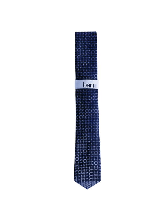 Mens Raleigh Micro-Design Tie Navy