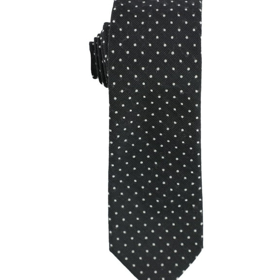 bar III Mens Dot Self-tied Necktie, Black, One Size