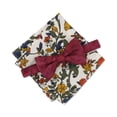 thumbnail image 1 of Bar III Men’s Floral Pre-Tied Bow Tie & Pocket Square Set, Cognac, 1 of 1