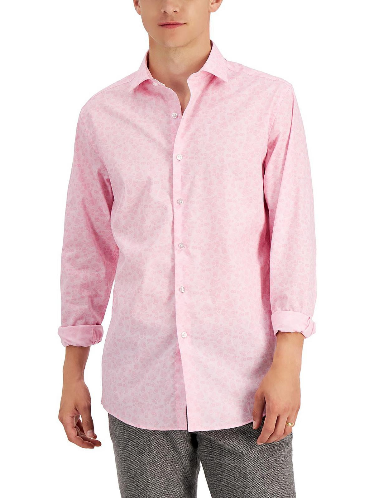 bar 3 slim fit dress shirts Bar Iii Men's Slim-Fit Contrast Vine Dress Shirt, Created for Macy's