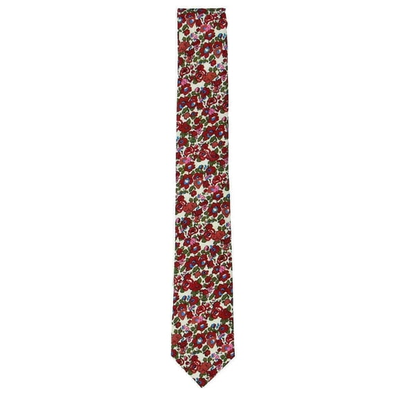 Bar III Mens Silk Floral Neck Tie