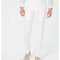 thumbnail image 1 of Bar III Mens Slim-Fit Linen Pants 33W x 30L White - NWT $135, 1 of 3