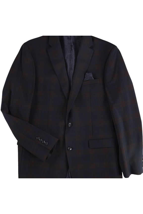 Mens Slim Fit Sport Coat Blazer Burgundy Red Blue 38R