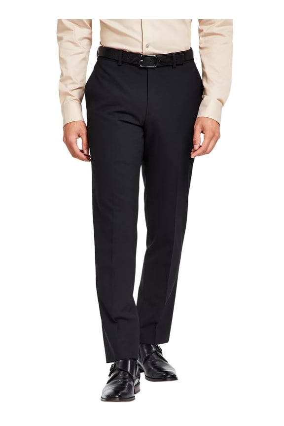 Mens Slim-Fit Wool Dress Pants 32W x 30L Black - NWT $175