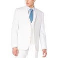 thumbnail image 1 of Bar Iii Mens Slim fit Sport Coat Blazer 38 R White Solid Stretch Linen, 1 of 4