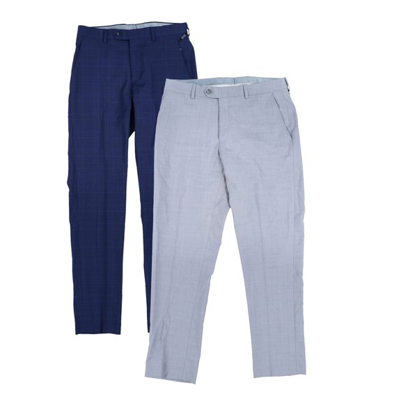 Bar III Mens Wool Blend Office Suit Pants