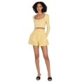 thumbnail image 1 of Bar III Nicole Williams English Pleated Shorts Raffia 2, 1 of 1