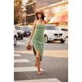thumbnail image 1 of Bar III Nicole Williams English Y Strap Halter Dress Comfrey S, 1 of 1
