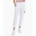 thumbnail image 1 of Bar III Petite Pull On Jogging Pants Bright White PL, 1 of 1