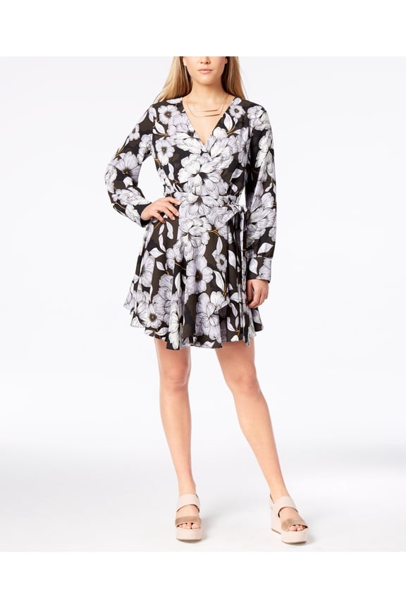 Printed Wrap Dress Dahlia Dream XXL