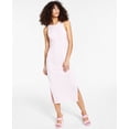 thumbnail image 1 of Bar III Ribbed Midi Dress Pink Lotus XL, 1 of 1
