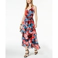 thumbnail image 1 of Bar III Ruffled Maxi Dress Petals M, 1 of 1