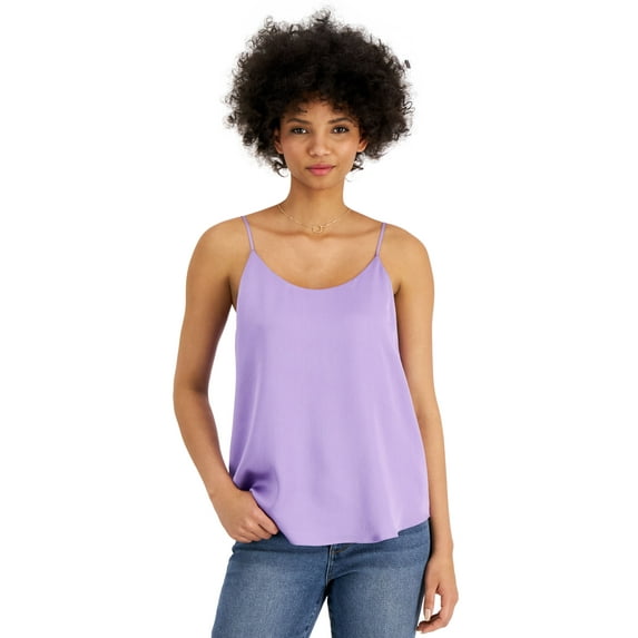 Bar III Scoop Neck Camisole Amethyst XS