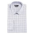 thumbnail image 1 of Bar III Slim-Fit Check Dress Shirt, Blue Satin, 14 1/2, 32-33, 1 of 1