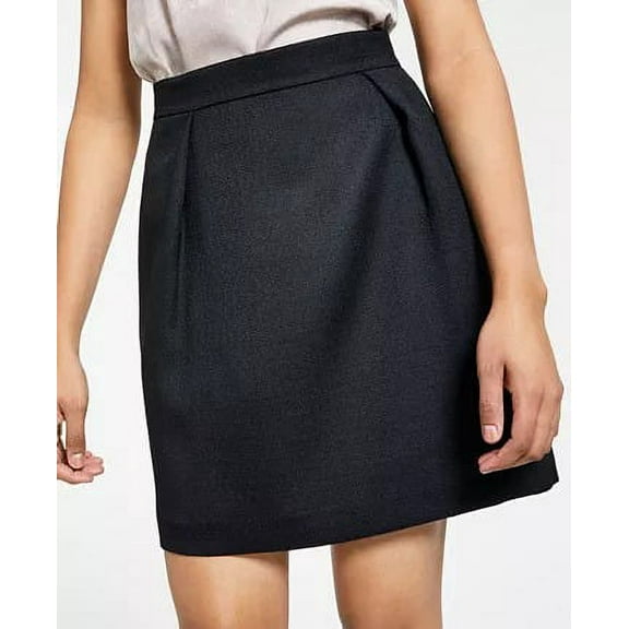 Bar III Tweed Skirt Black 0