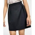 thumbnail image 1 of Bar III Tweed Skirt Black 8, 1 of 3