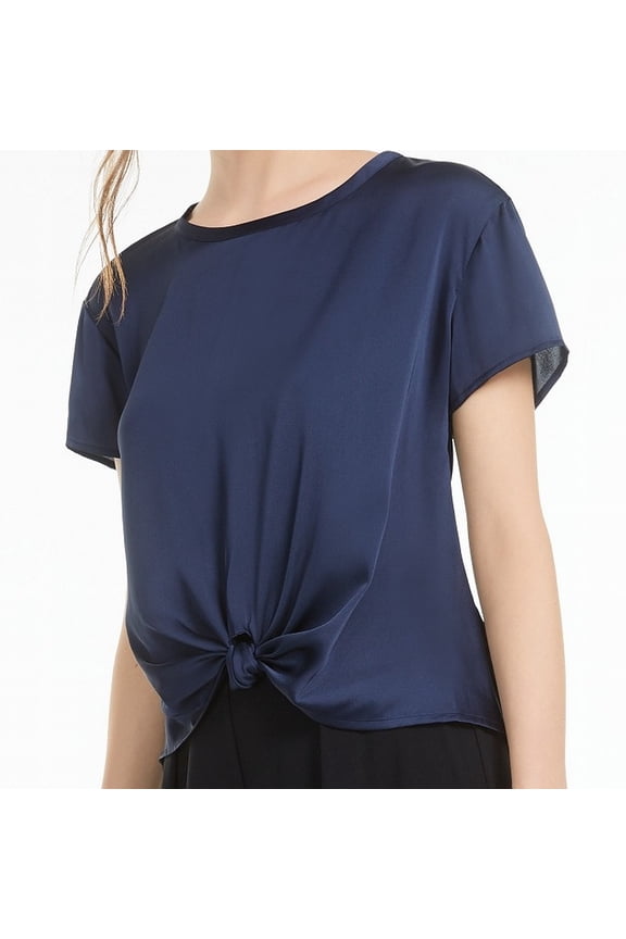Twist Front Top Navy S
