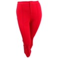 thumbnail image 1 of Bar III Women's Cropped Kick Flare Pants Red Size 10, 1 of 2
