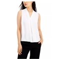 thumbnail image 1 of Women's Sleeveless Pleat V-Neck Top Lily XS, 1 of 3