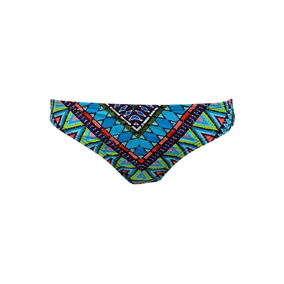 Bar III Women's Printed Cheeky Hipster Bikini Bottoms (XS, Cadet Blue)