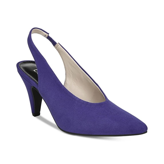 Bar III Women's Tanya Slingback Pointed Toe Pumps Blue Size 7.5 M