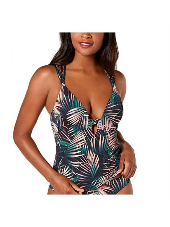 Printed Strappy-Back Tankini Top, Created for Macy's - Bali Nights