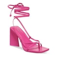 thumbnail image 1 of Bar III Womens AURORAA Faux Leather Strappy Block Heel, 1 of 3