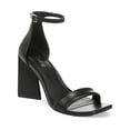 thumbnail image 1 of Bar III Womens Appel  Open Toe Faux Leather Heels, 1 of 5