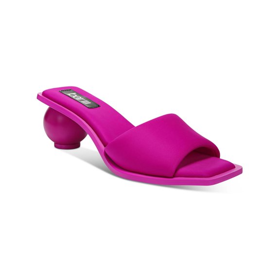 Bar III Womens CAYYMENF Round heels Square toe Slide Sandals