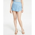 thumbnail image 1 of Bar III Womens Chambray Skort Blue Whisper S, 1 of 1