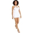 thumbnail image 1 of Bar III Womens Eyelet Romper Bright White 2XS, 1 of 1