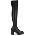 thumbnail image 1 of Bar III Womens Fernn Faux Leather Tall Over-The-Knee Boots, 1 of 2