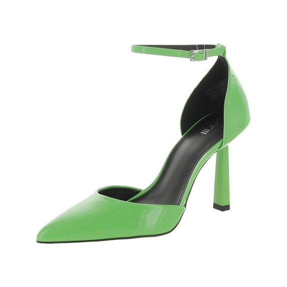 Bar III Womens Idaa Patent Pointed Toe Ankle Strap