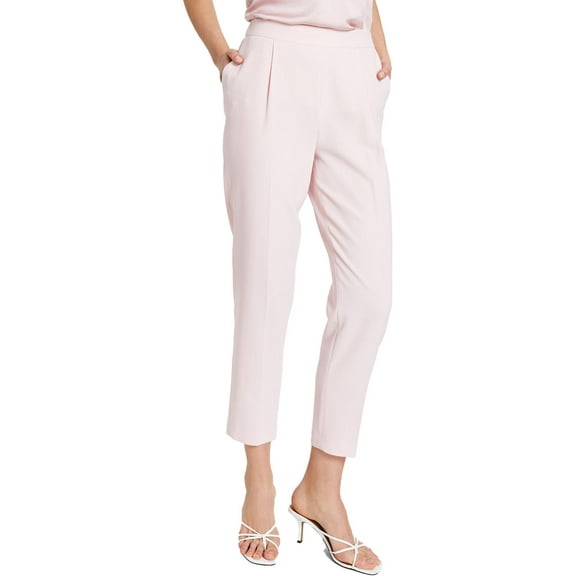 Bar III Womens Knit Pleated Dress Pants