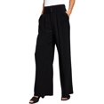 thumbnail image 1 of Bar III Womens Petites Pleated Rayon Wide Leg Pants, 1 of 2