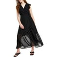 thumbnail image 1 of Bar III Womens Petites Ruffled  Maxi Dress, 1 of 2