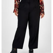 BAR III Womens Plus Mid Rise Office Dress Pants
