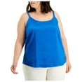 thumbnail image 1 of Bar III Womens Plus Scoop Neck Camisole Tank Top, 1 of 2