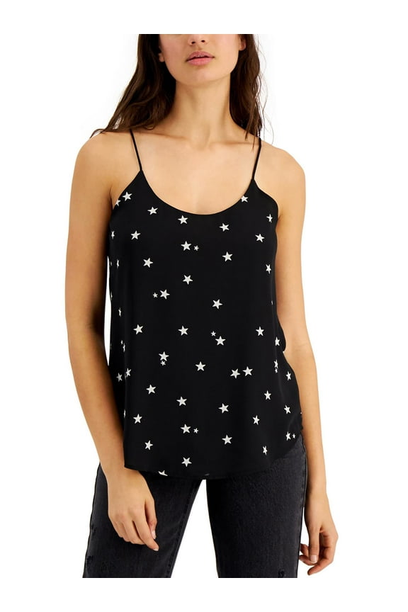 Womens Printed Sleeveless Shell