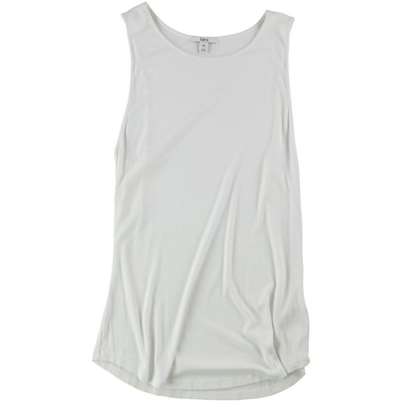 Bar III Womens Ribbed Tank Top (White, L)