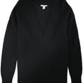 thumbnail image 1 of Bar III Womens Ribbed V-Neck Pullover Sweater, 1 of 2