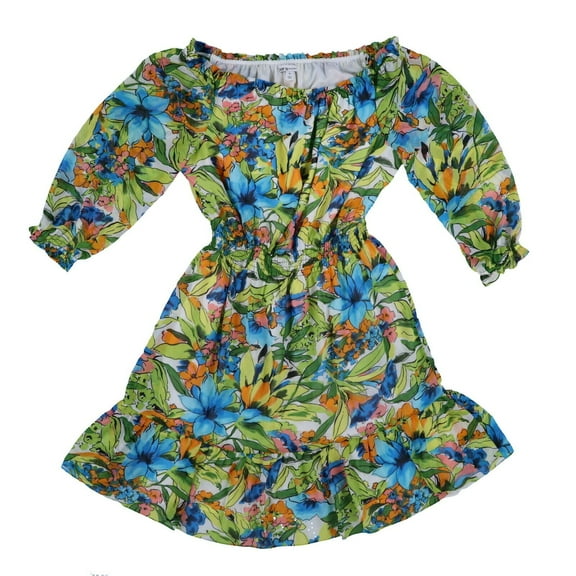 Bar III Womens Ruffled Short Mini Dress