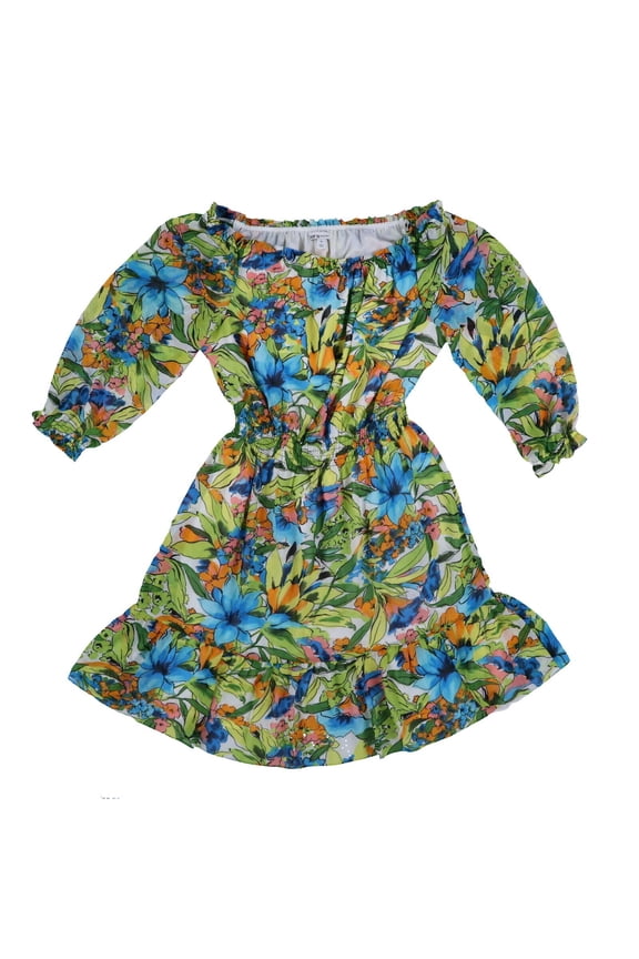 Womens Ruffled Short Mini Dress