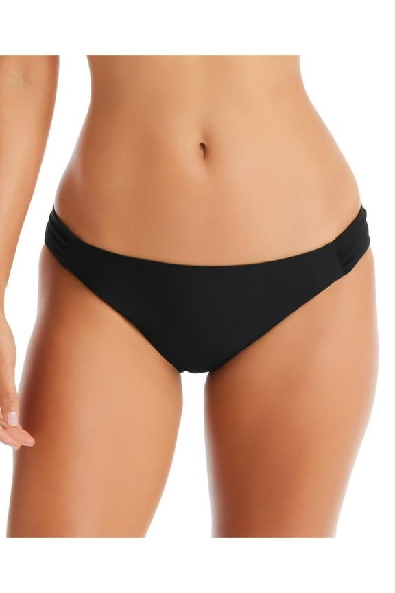 Womens Solid Nylon Swim Bottom Separates