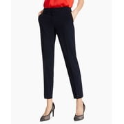Bar III Womens Straight Leg Dress Pants Navy 10