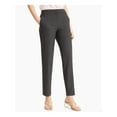 thumbnail image 1 of BAR III Womens Gray Pocketed Zippered Straight leg Pants Size: 2, 1 of 3