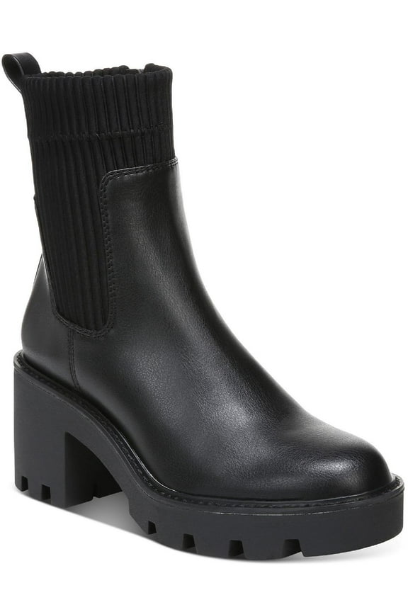 Womens Versuz Leather Ankle Ankle Boots