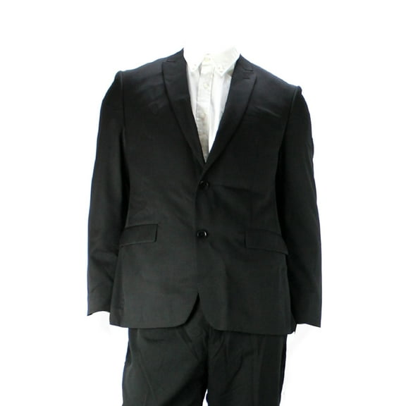 Bar Iii Mens Black Slim Fit Jacket 42R
