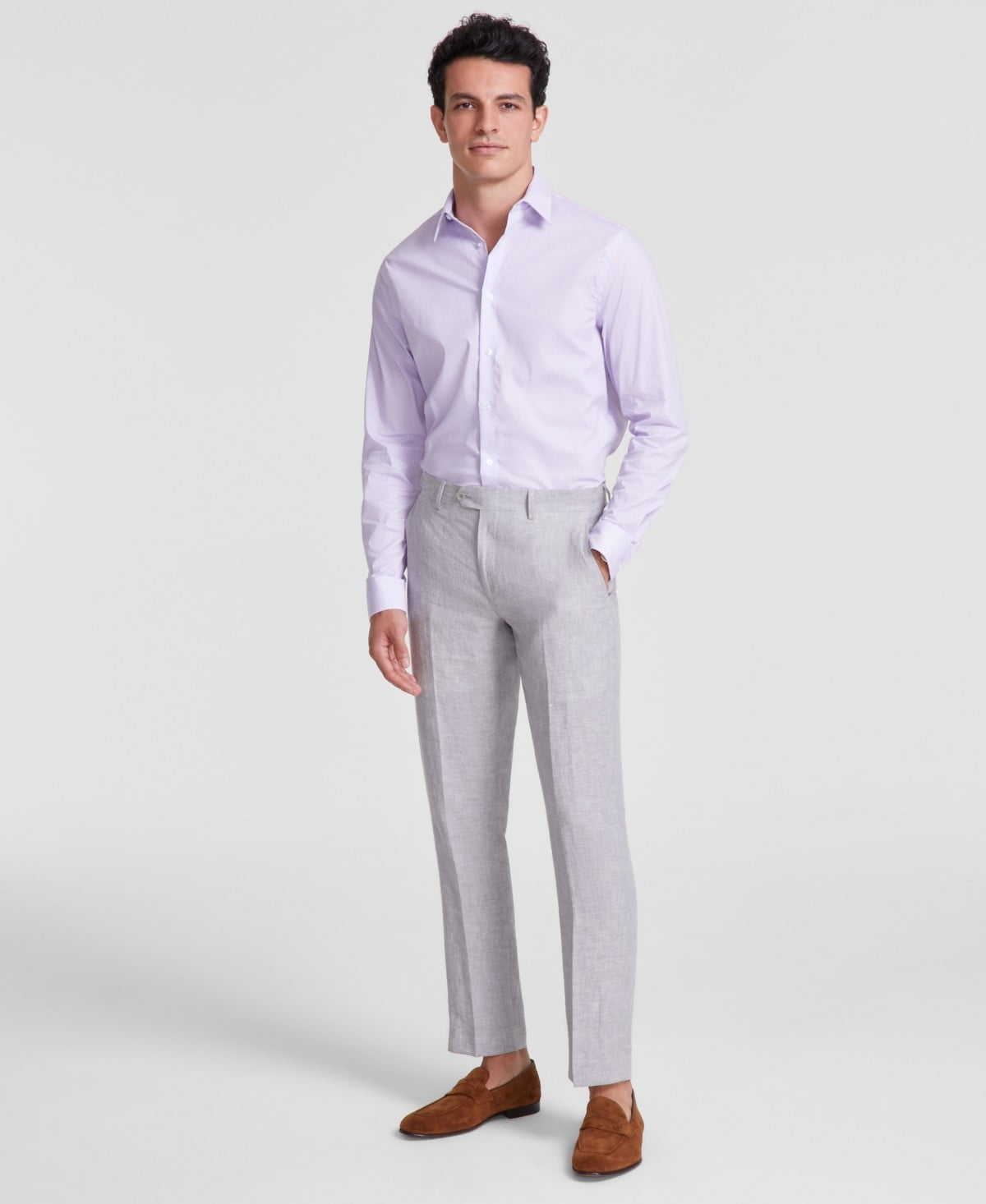 パンツ forever slacks (grey chambray) forever slacks (grey chambray)